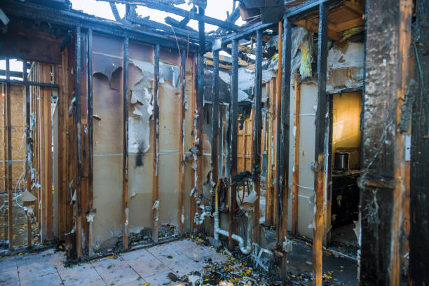 Professional Fire Damage Assessment technician working in Cleveland, TX